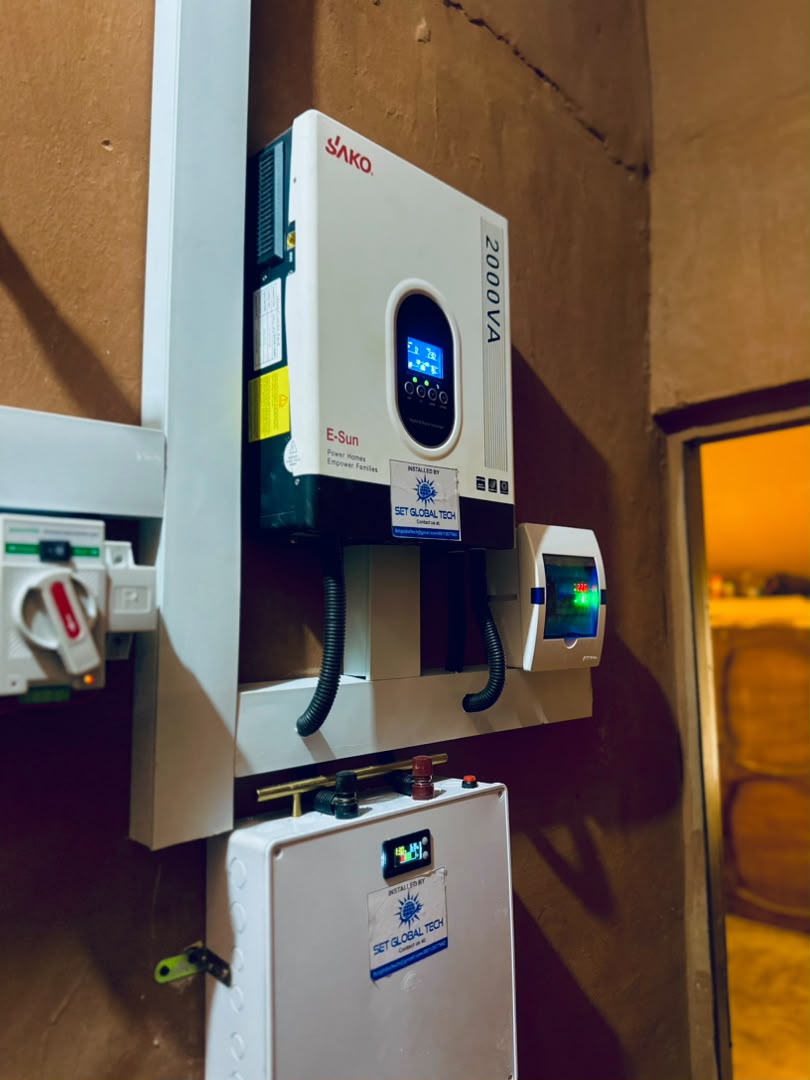 Installed ₦1.1 million solar system, 2kVA inverter and battery